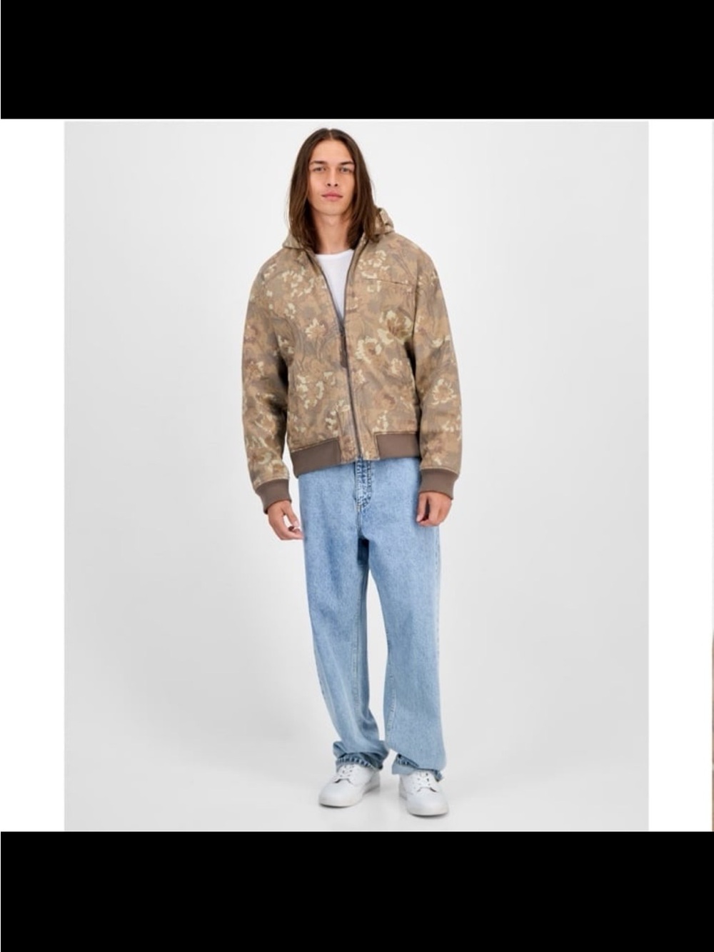 NWT sun+stone men’s Gwynn hooded jacket color dune size medium - Picture 2 of 9